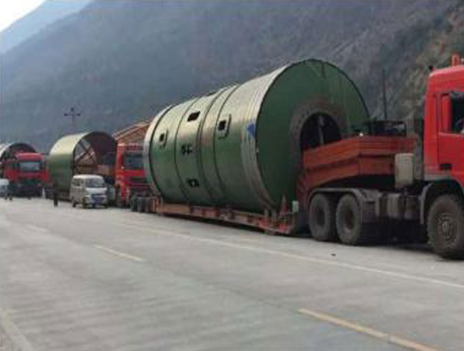 西南水泥厂整体设备运输